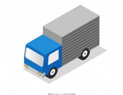 卡通貨車車箱元素圖片 運(yùn)輸場(chǎng)景的視覺解析